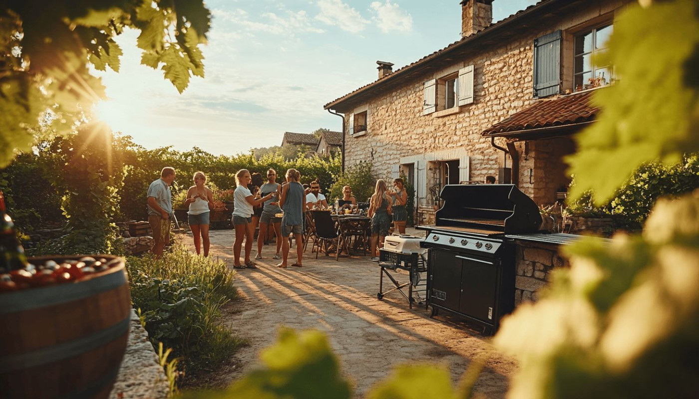 Découvrez les gîtes de groupe dans le Beaujolais, des options d'hébergement idéales pour 20 personnes près de Lyon